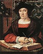 Bernard van orley Joris van Zelle,1519, Oil on oak panel oil painting artist